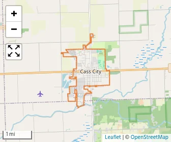Area schools map